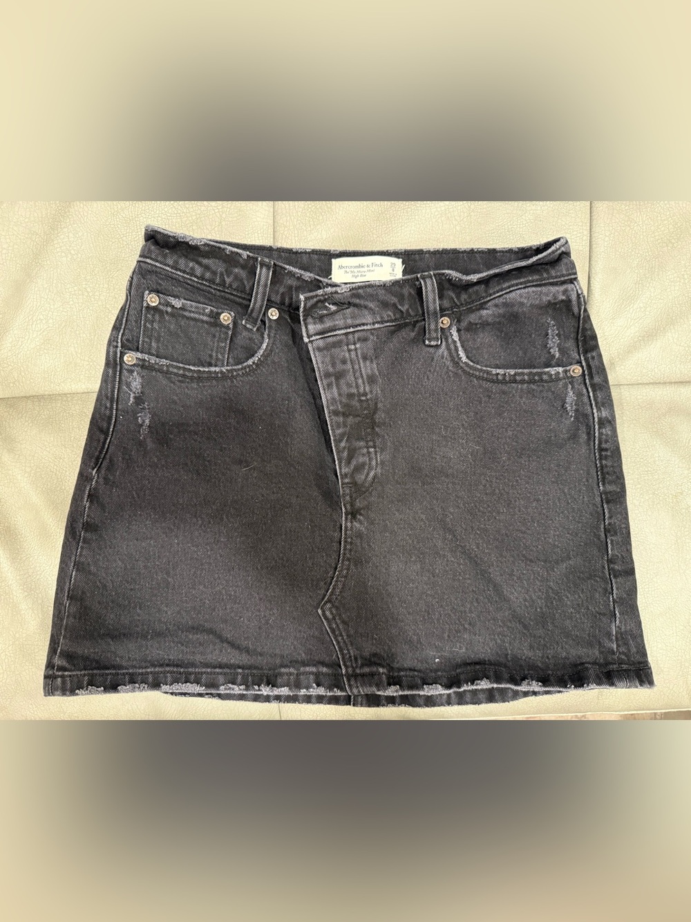 Abercrombie & Fitch 90s micro mini high rise skirt